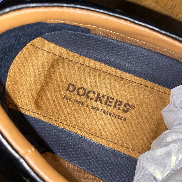 Mens Dockers 10.5 Black Greer Dress shoes - Picture 8 of 14